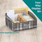 Your Way Display Bin as mail holder