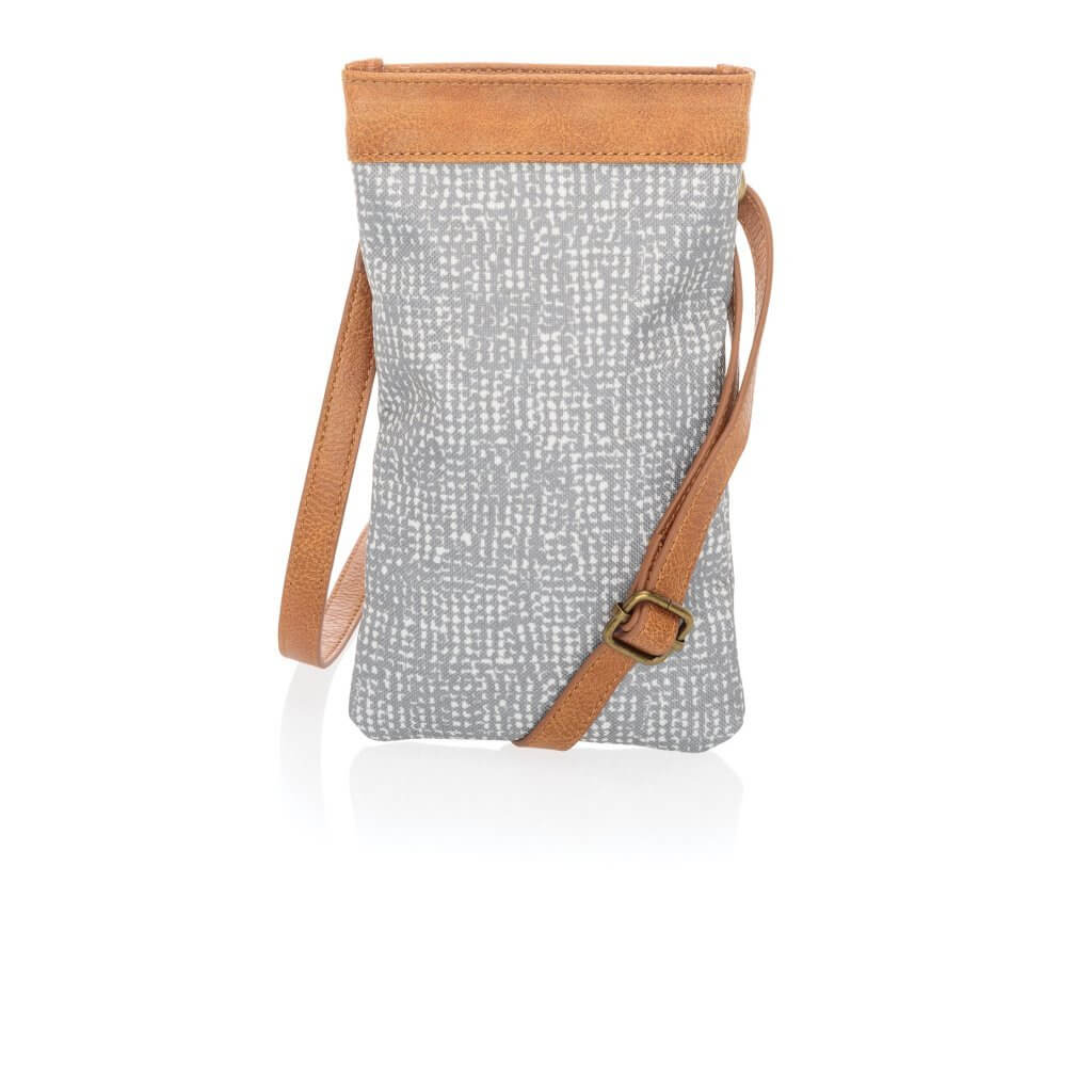 Dialed In Phone Purse in Textured Grey