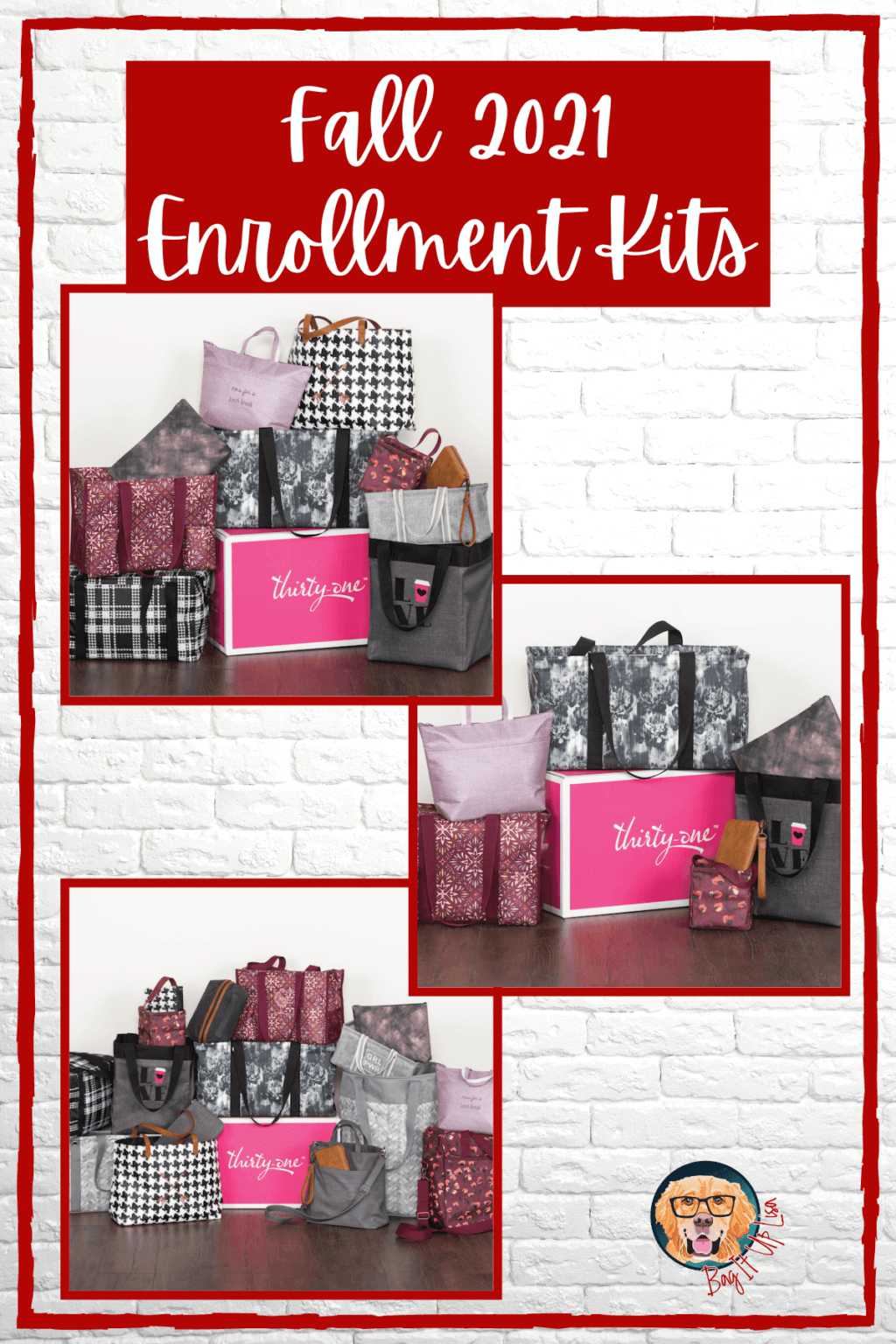 ThirtyOne Fall Enrollment Kit 2021 Bag It Up Lisa